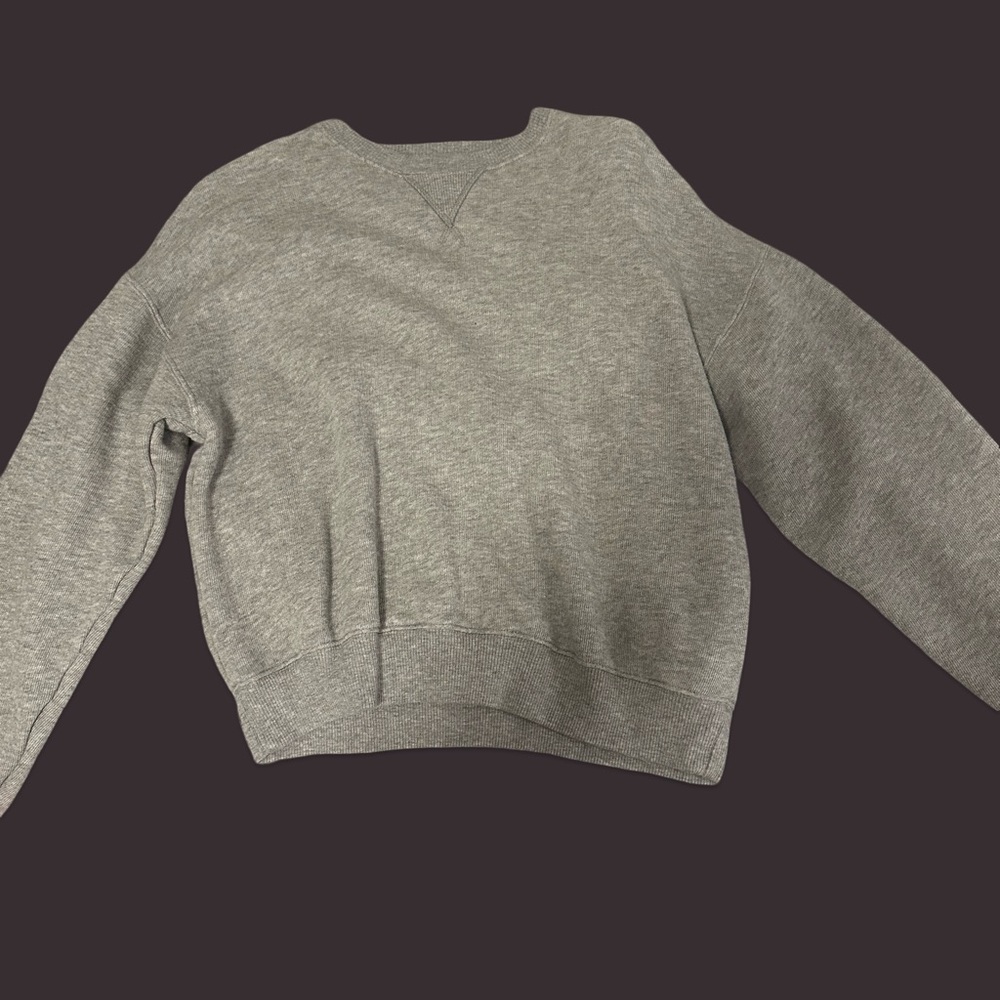 American Eagle Outfitters Gray Crew Neck Sweater